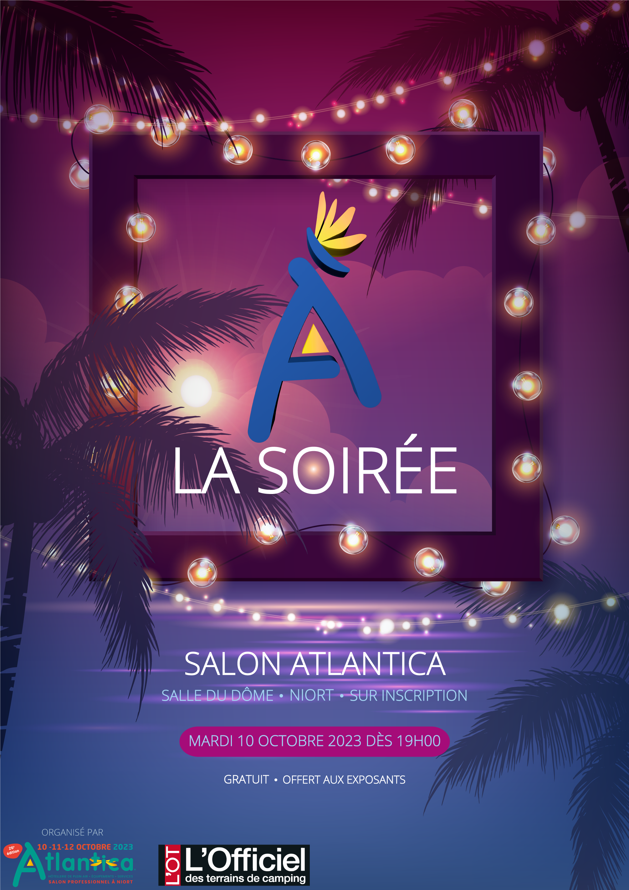 Affiche A la soirée