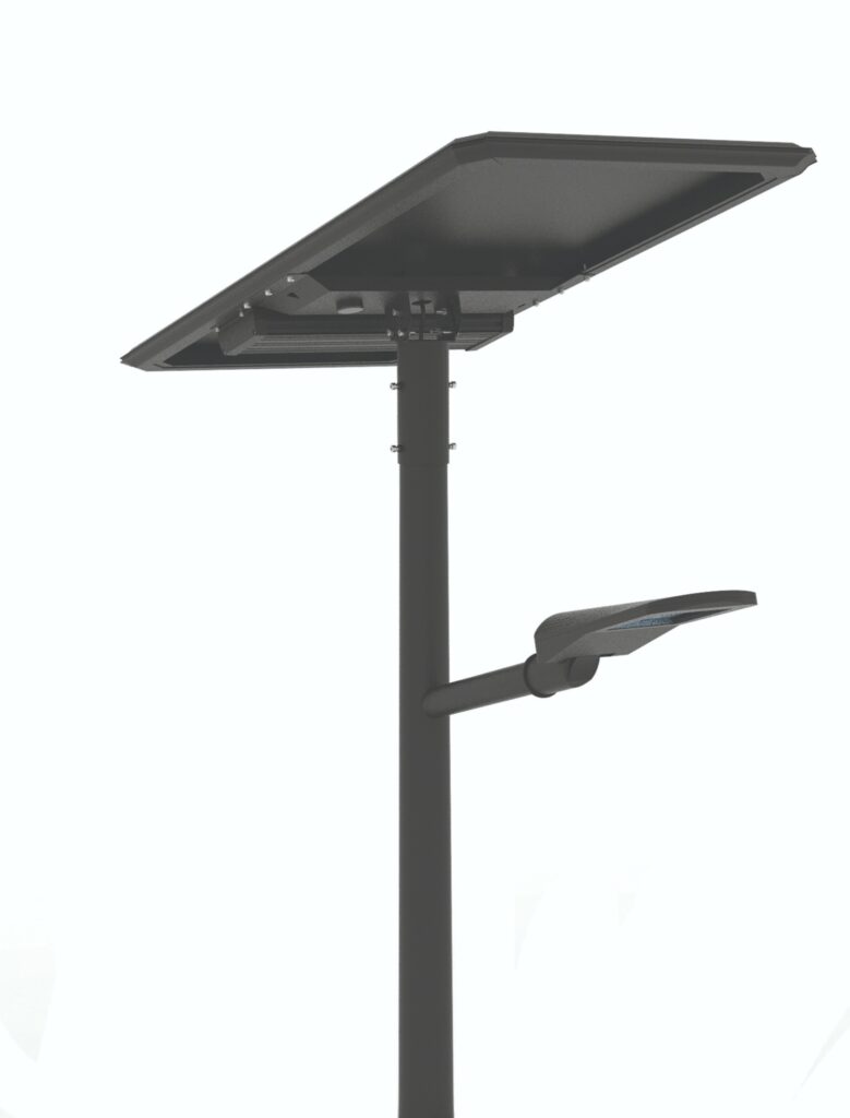 Lampadaire solaire autonome GLPRO30- 3000K – plusieurs variantes puissance