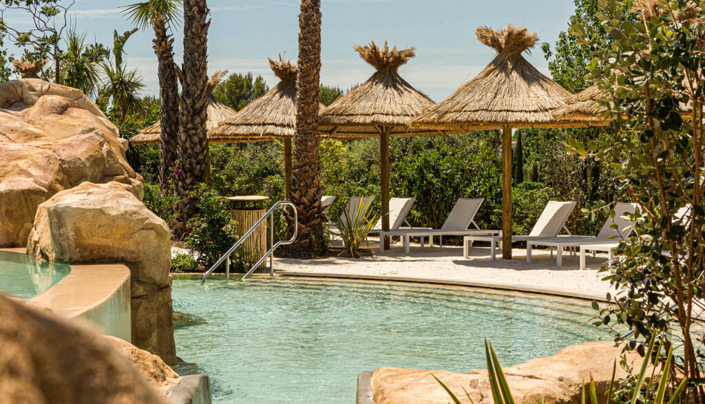 Parasol en roseau de Camargue
