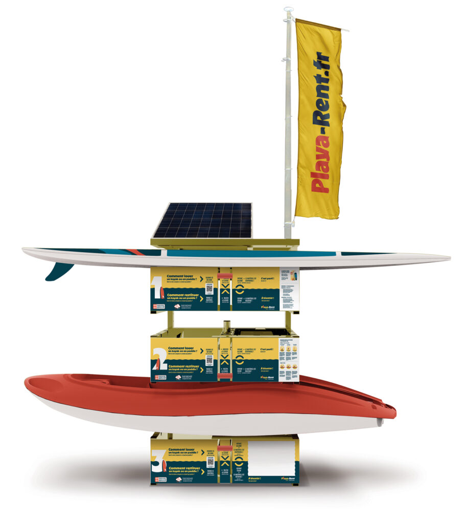 Station de location libre-service de SUP/KAYAK