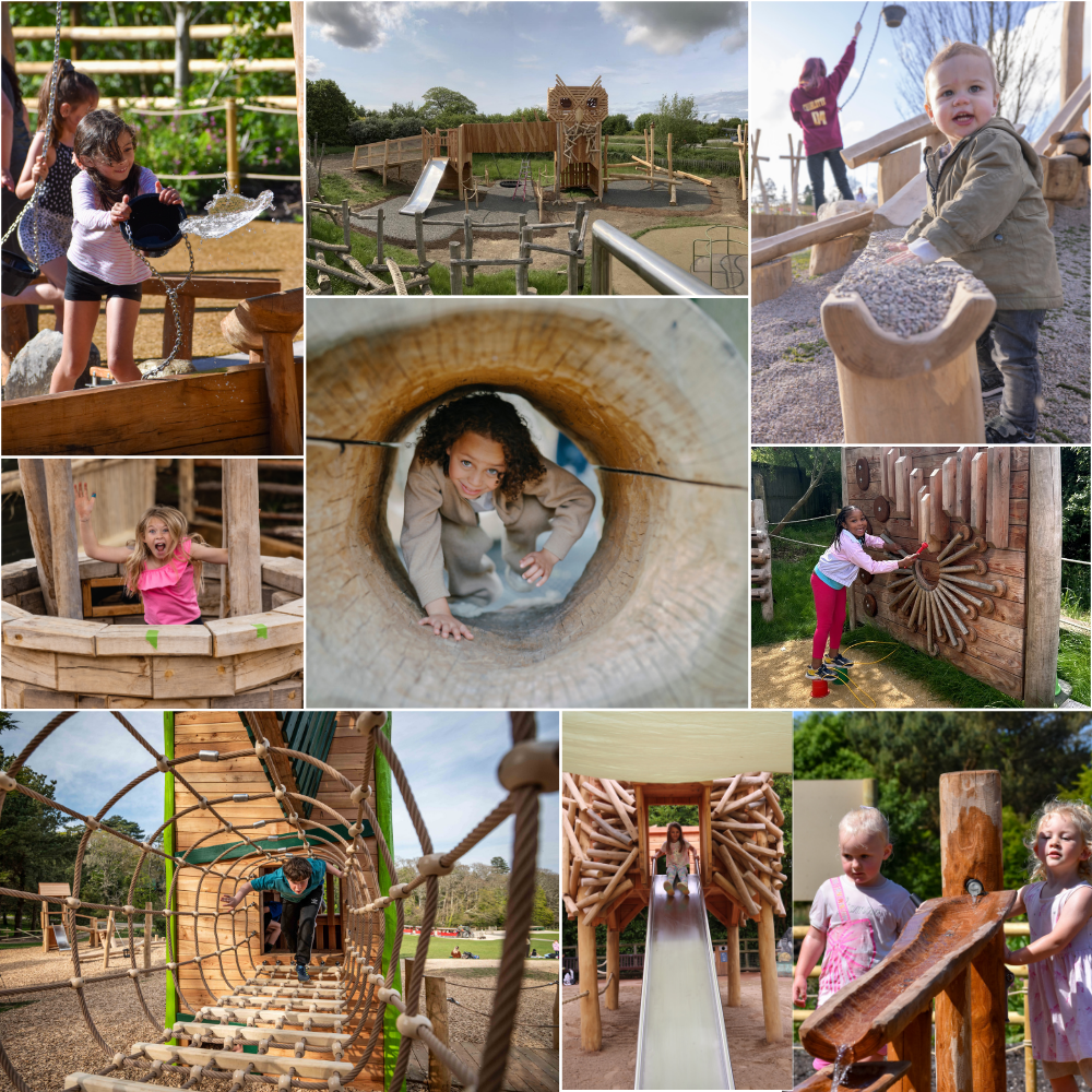 aires de jeux en bois